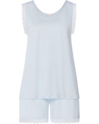 Hanro - Cotton Sleeveless Short Inaya Pyjama Set - Lyst