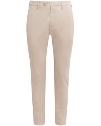 Canali - Stretch-Cotton Straight Chinos - Lyst