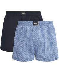 BOSS - Cotton Logo Boxer Briefs - Lyst