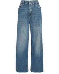 GOOD AMERICAN - Good Skate Cropped Wide-Leg Jeans - Lyst