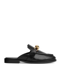 Bottega Veneta - Leather Astaire Open-Back Loafers - Lyst