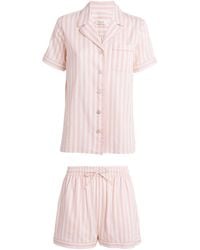 Harrods - Cotton Short-Sleeve Pyjama Set - Lyst