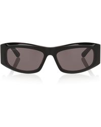 Balenciaga - Acetate Bb0395S Rectangular Sunglasses - Lyst