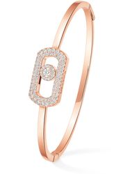 Messika - So Move And Diamond Pavé Bangle - Lyst