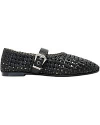 AllSaints - Woven Leather Sabine Ballet Flats - Lyst