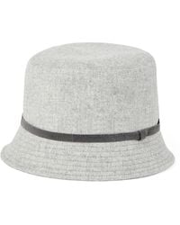 Brunello Cucinelli - Wool-Cashmere Monili Bucket Hat - Lyst