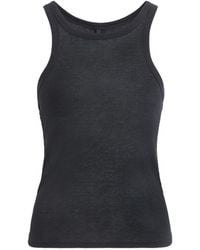 Skims - Semi-Sheer Ribbed Tank Top - Lyst