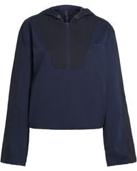 Skims - Woven Cotton Half-Zip Hoodie - Lyst