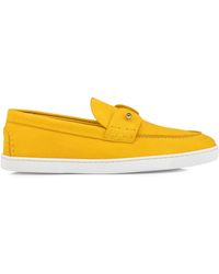 Christian Louboutin - Chambeliboat Suede Loafers - Lyst