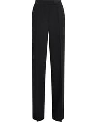 Max Mara - Virgin Wool Palazzo Trousers - Lyst