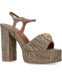 Kurt Geiger - Kensington Platform Sandals 125 - Lyst