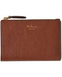 Mulberry - Bifold Zipped Continental Wallet - Lyst