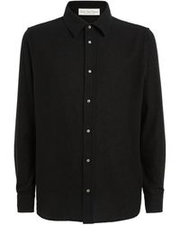 God's True Cashmere - Cashmere And Black Sandstone Gauze Shirt - Lyst