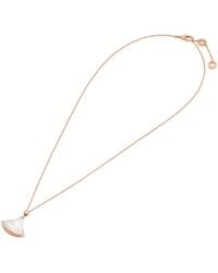 BVLGARI - Diamond And Mother-Of-Pearl Divas' Dream Necklace - Lyst
