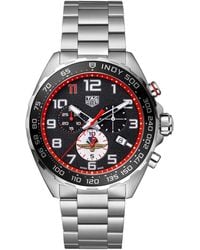 Tag Heuer - X Indy 500 Stainless Steel Formula 1 Chronograph Watch 43mm - Lyst