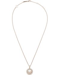 Chopard - And Diamond Happy Diamonds Icons Joaillerie Necklace - Lyst