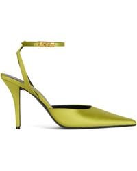 Balmain - Silk Strappy Pumps 95 - Lyst