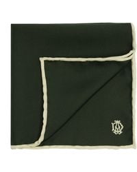dunhill - Mulberry Silk Cypher Logo Pocket Square - Lyst