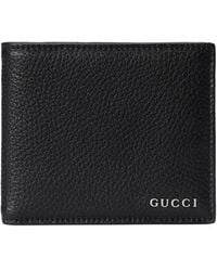 Gucci - Leather Logo Bifold Wallet - Lyst
