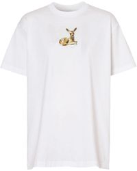 Burberry Runway Deer T-shirt - White