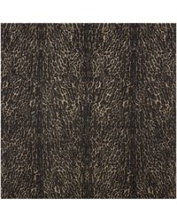 Saint Laurent - Silk-Cashmere Leopard Print Square Scarf - Lyst