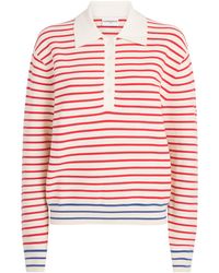 Claudie Pierlot - Stripe Polo Sweater - Lyst