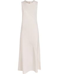 Rag & Bone - Cotton-Blend Twill Midi Dress - Lyst