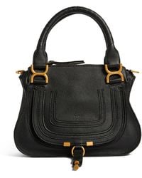 Chloé - Small Leather Marcie Top-Handle Bag - Lyst