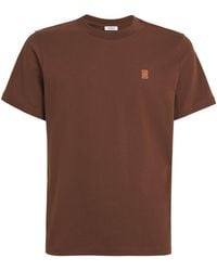 Sandro - Cotton Logo-Patch T-Shirt - Lyst
