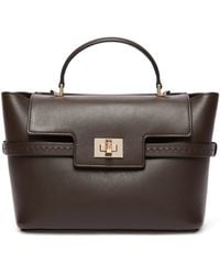 Max Mara - Small Leather Margeux Top-Handle Bag - Lyst