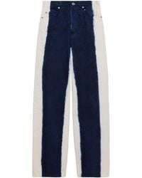 Loewe - Trompe-L'Oeil-Effect Straight Jeans - Lyst