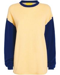 Guest In Residence - Cashmere Baseball Crew-Neck T-Shirt - Lyst