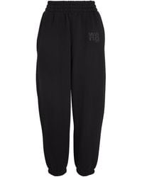 Alexander Wang - Joggers With Rubberised Logo - Lyst