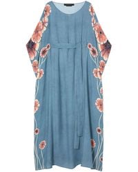 Marina Rinaldi - X Maccapani Flowers Kaftan Maxi Dress - Lyst