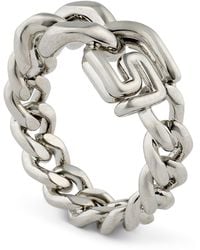Givenchy - Brass Chain G Ring - Lyst