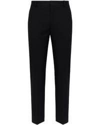 McQueen - Wool Cigarette Trousers - Lyst