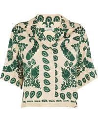 Sandro - Printed Short-Sleeve Shirt - Lyst