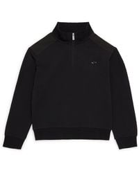 Paul & Shark - Stretch-Cotton Quarter-Zip Sweatshirt - Lyst