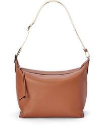 Loewe - Leather Cubi Shoulder Bag - Lyst