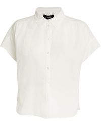 ME+EM Me+em Cotton Short-sleeved Shirt - White