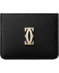 Cartier - Leather C De Card Holder - Lyst