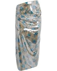 Tory Burch - Sequin Midi Skirt - Lyst
