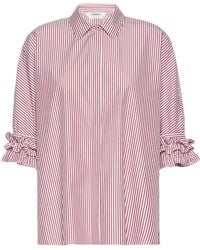 Max Mara - Poplin Stripe Shirt - Lyst