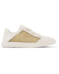 Jimmy Choo - Diamond Light Flex Leather-Mesh Sneakers - Lyst