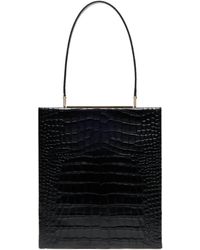 Tom Ford - Croc-Embossed Leather Top-Handle Bag - Lyst