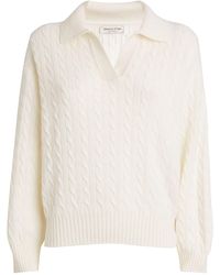 Johnstons of Elgin - Cashmere Polo Sweater - Lyst