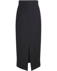 Camilla & Marc - Wool Corset Waist Caius Midi Skirt - Lyst
