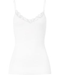 Hanro - Cotton Rosaria Tank Top - Lyst