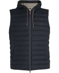 Herno - Silk-cashmere Down Padded Gilet - Lyst