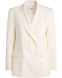 Sandro - Double-Breasted Blazer - Lyst